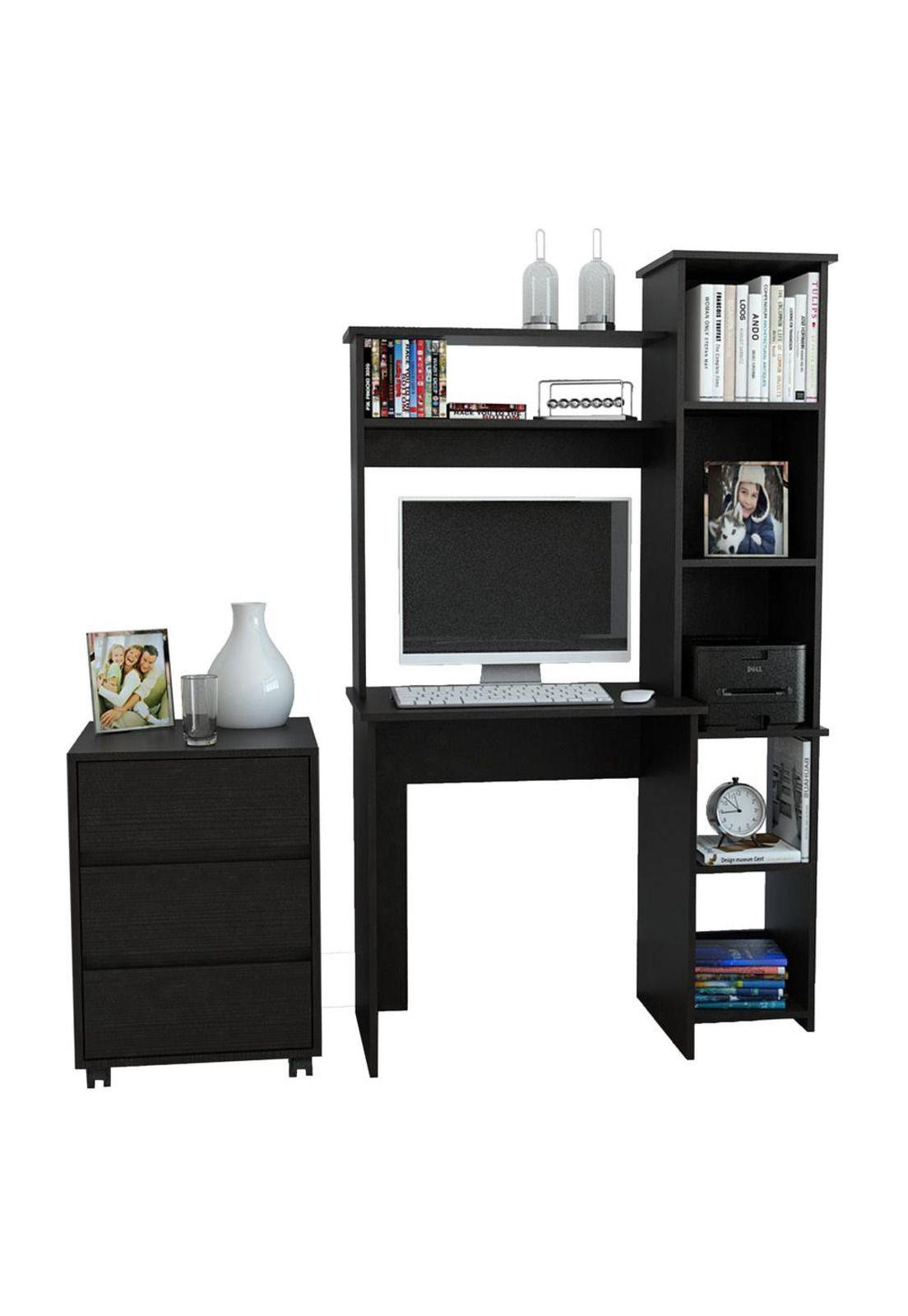 COMBO OFFICE 18 ESCRITORIO + ARCHIVADOR - WENGUE-1