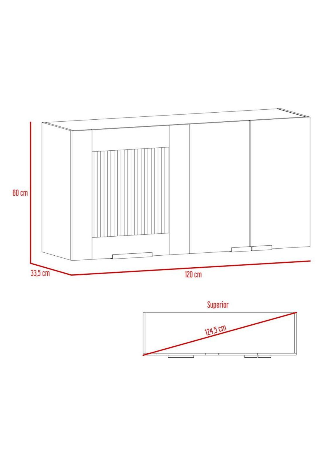 C9 FENDI - M.INFERIOR+SUPERIOR+ALACENA+MICROONDAS+BARRA AUXILIAR - ROVERE / BLANCO-3