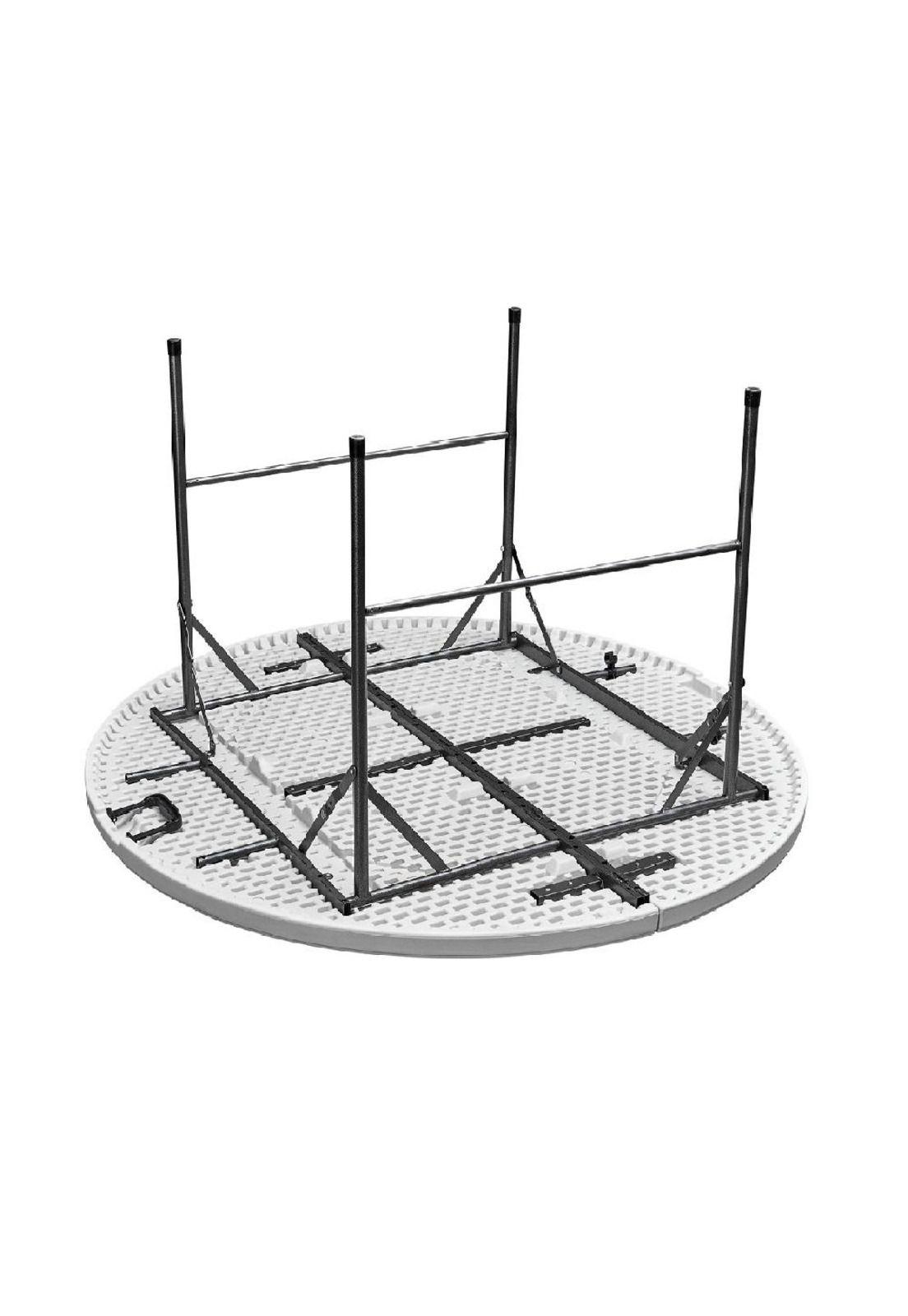 Mesa Plegable Redonda 180cm Blanca - NW-MR180 - NORTHWEST-0