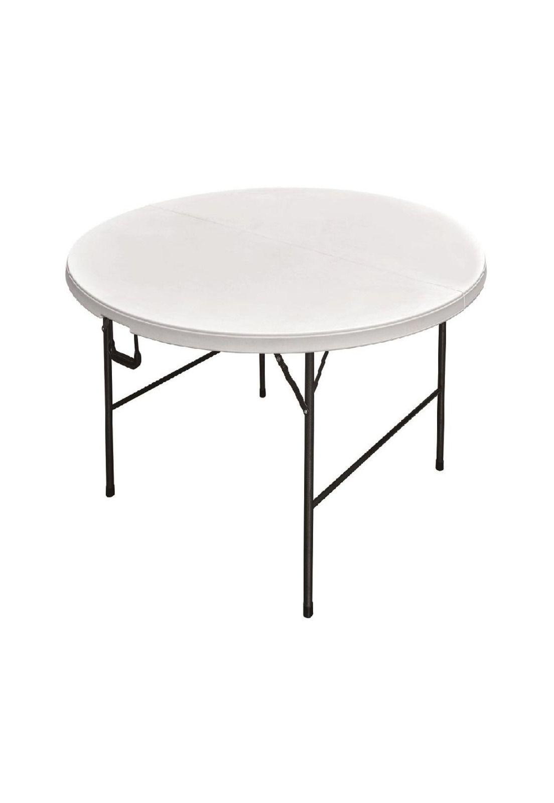 Mesa Plegable Redonda 180cm Blanca - NW-MR180 - NORTHWEST-1