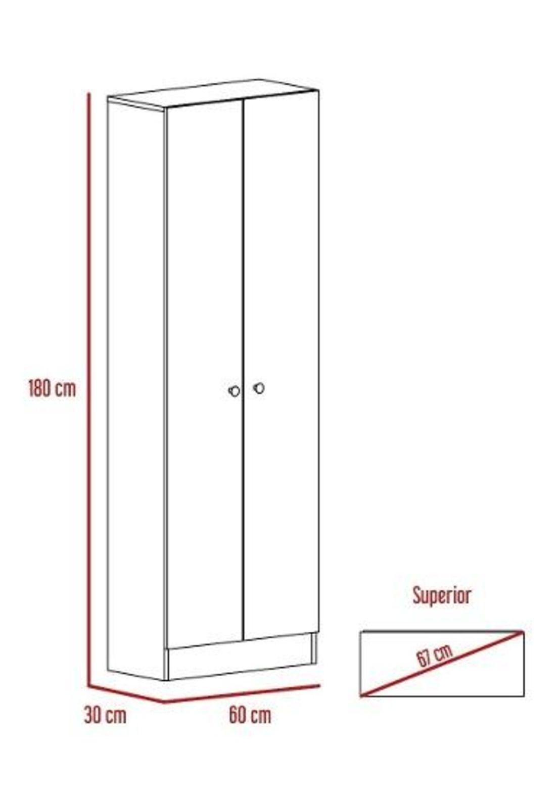 Mueble Para Baño 180x60x30 Cm Blanco. Tuhome-4