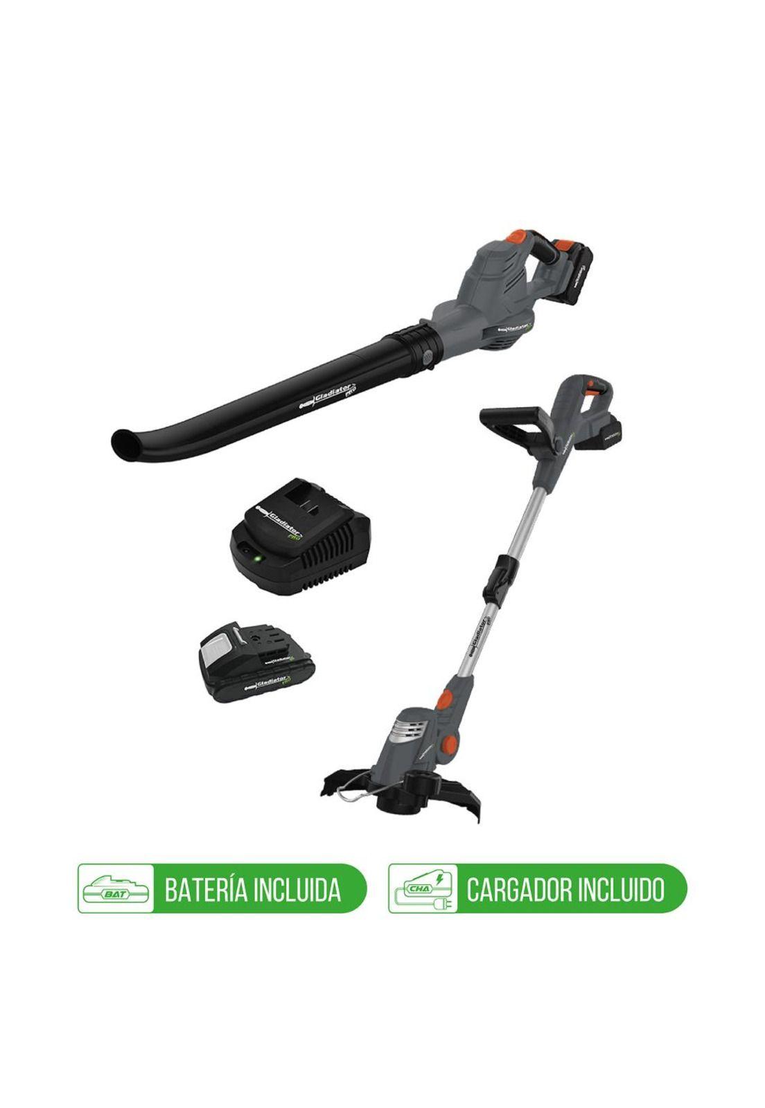 KIT ORILLADORA Y SOPLADOR INALAMBRICA 18v 1BAT GLADIATOR-0