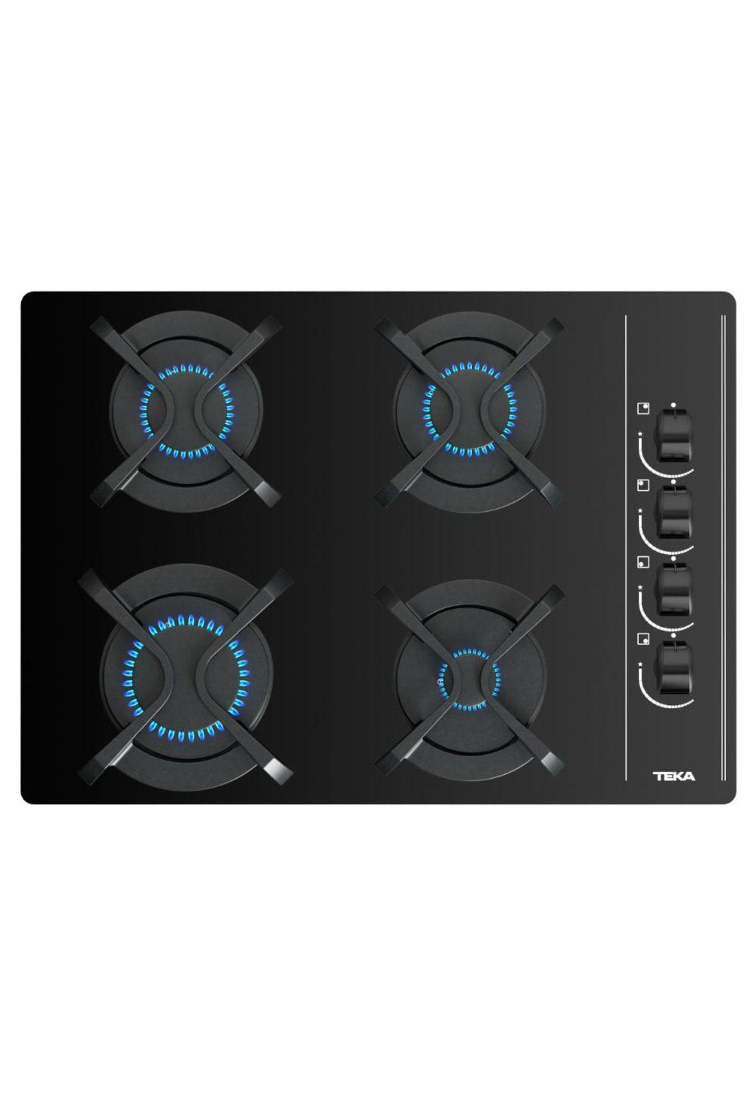 Cocina Cristal - Gas Gbc 64003 Kbn (Cl) Teka-0
