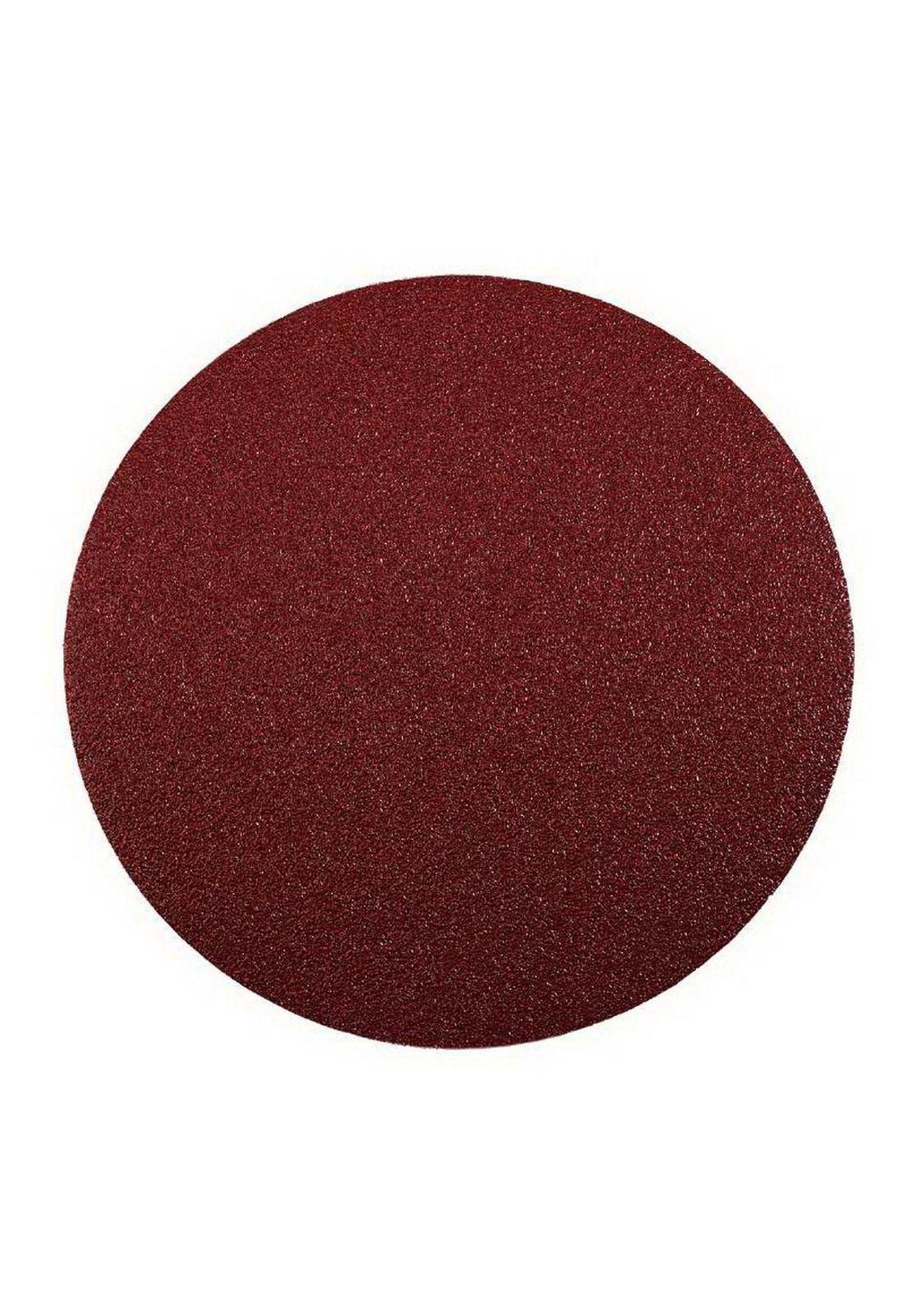 Disco de lija con velcro grano 120 Ø125 mm / rojo oscuro-0