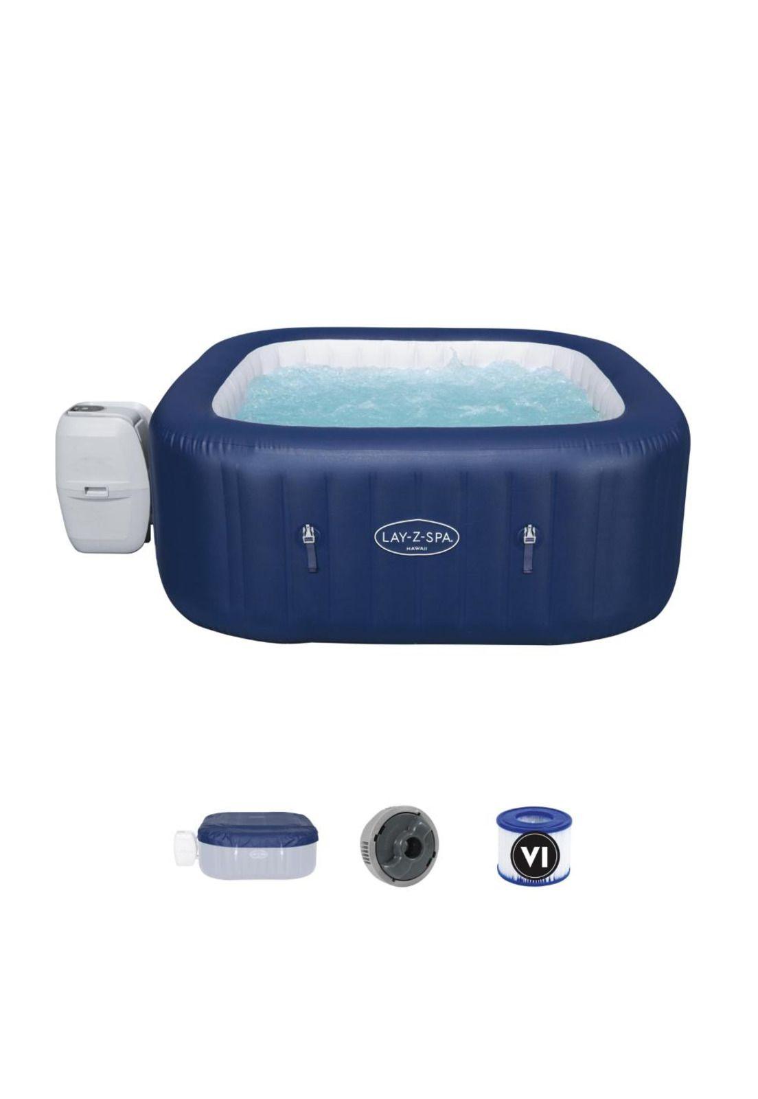 Spa Inflable Hawaii Airjet Lay-Z-Spa 1.80m x 1.80m x 71cm 6 Personas - 60021 - Bestway-1