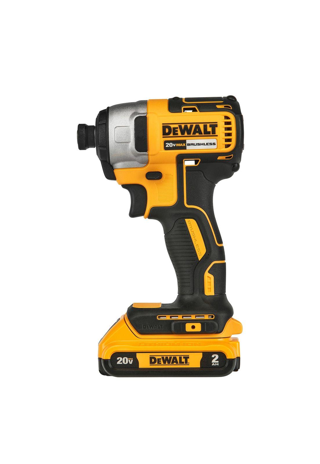 Atornillador Imp. 280w + Rotomartillo Dewalt Dck260d1p1t-b2(Negro)-1