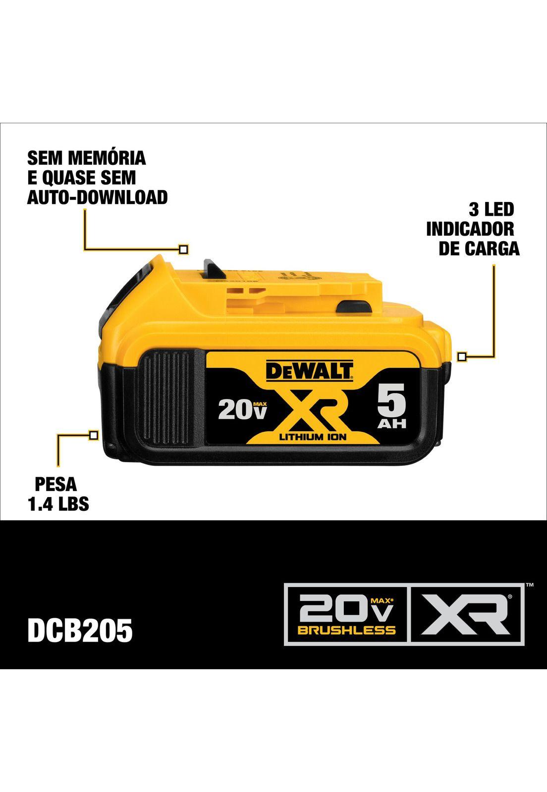 Atornillador Imp. 280w + Rotomartillo Dewalt Dck260d1p1t-b2(Negro)-7