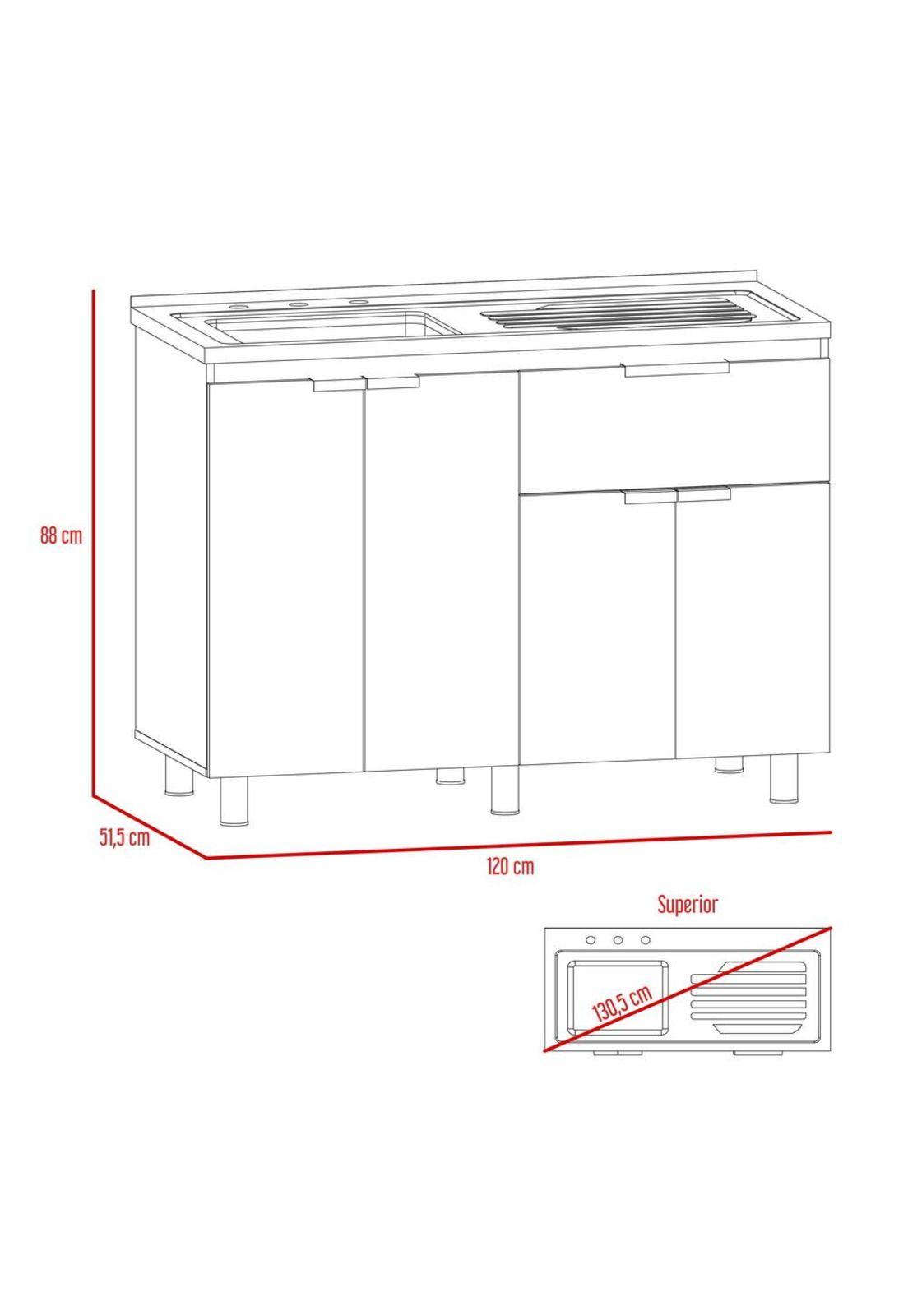 C10 FENDI - MUEBLES INFERIOR + SUPERIOR + BARRA AUXILIAR - ROBLE GRIS / WENGUE / BLANCO-3