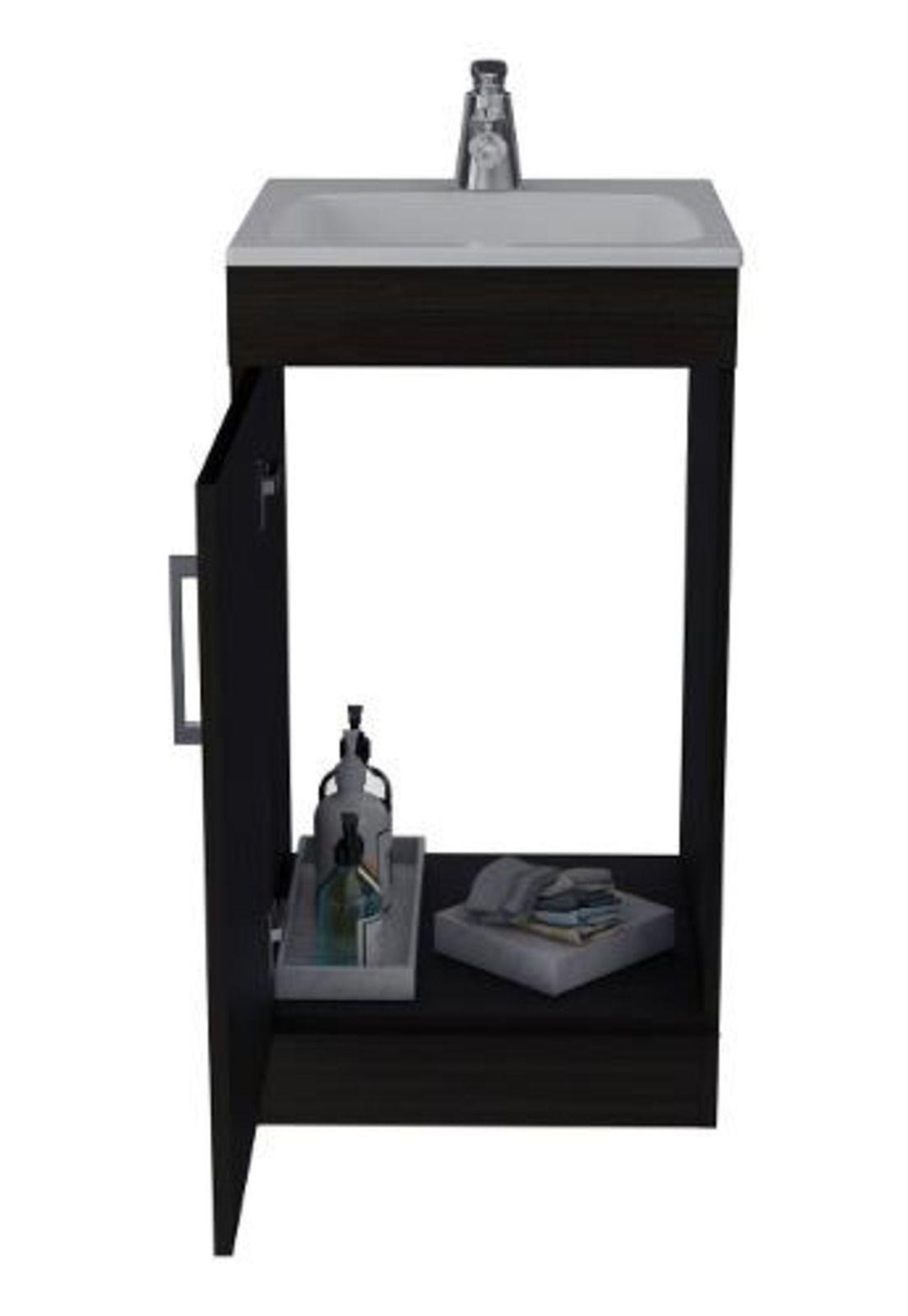 Mueble Lavamanos Wengue 88x40x33cm. Tuhome-0