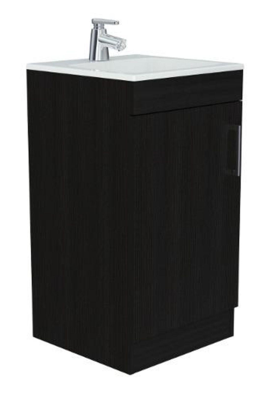 Mueble Lavamanos Wengue 88x40x33cm. Tuhome-4