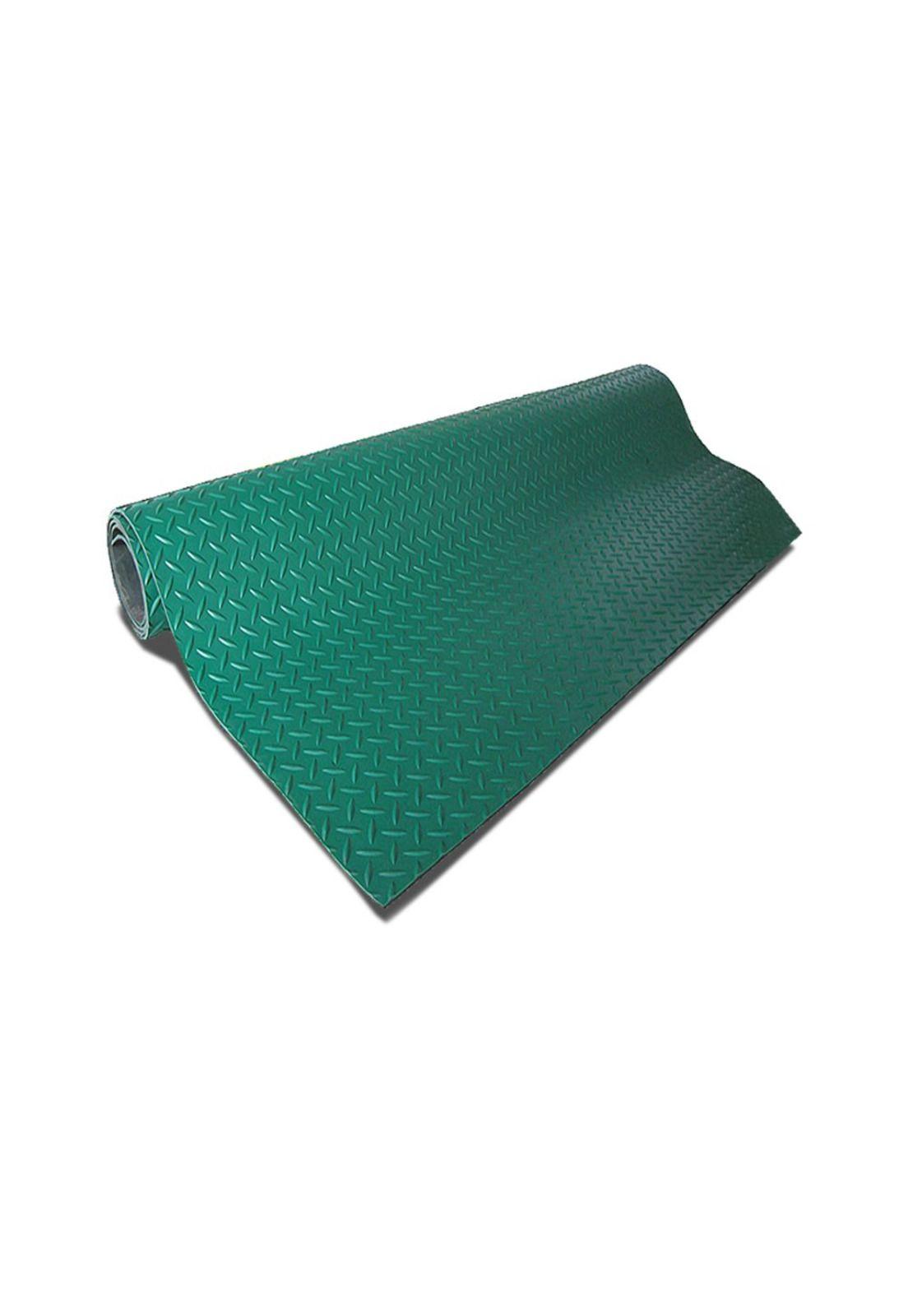 Piso Rollo Diamantado Antiestatica Verde 3Mmx Pr120Aev Qrubber-0