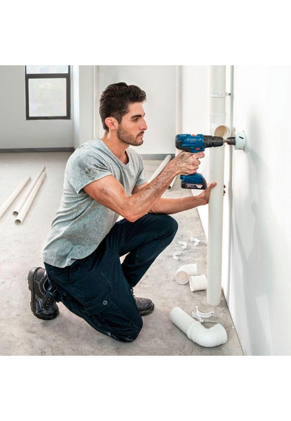 Taladro Percutor 18V Gsb 180-Li + 1 Bateria 18V 2.0 Ah + Cargador Professional Bosch-4