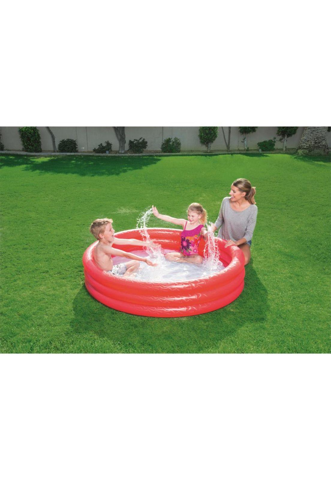 Piscinas Inflable 3 anillos 152 x 31 cm Color Rojo - 51026 - Bestway-1