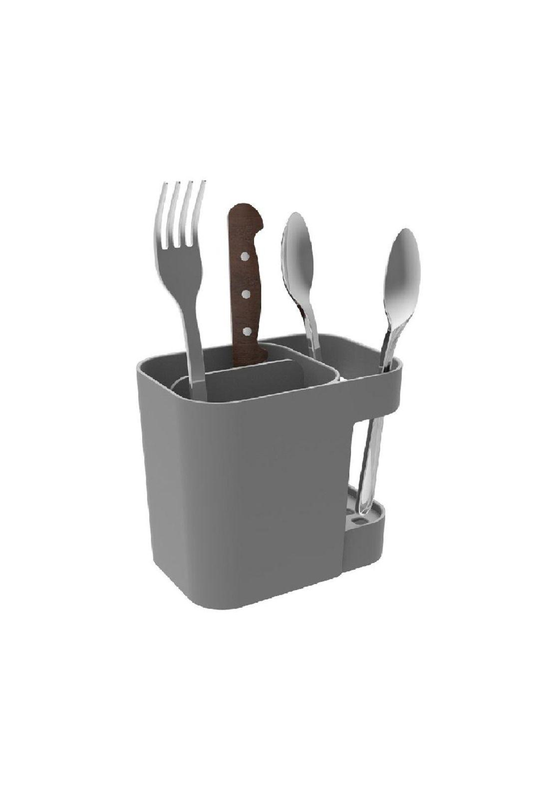 Organizador De Lavaplatos / Porta Cubiertos Gris - SP0147-05 - SOPRANO-1