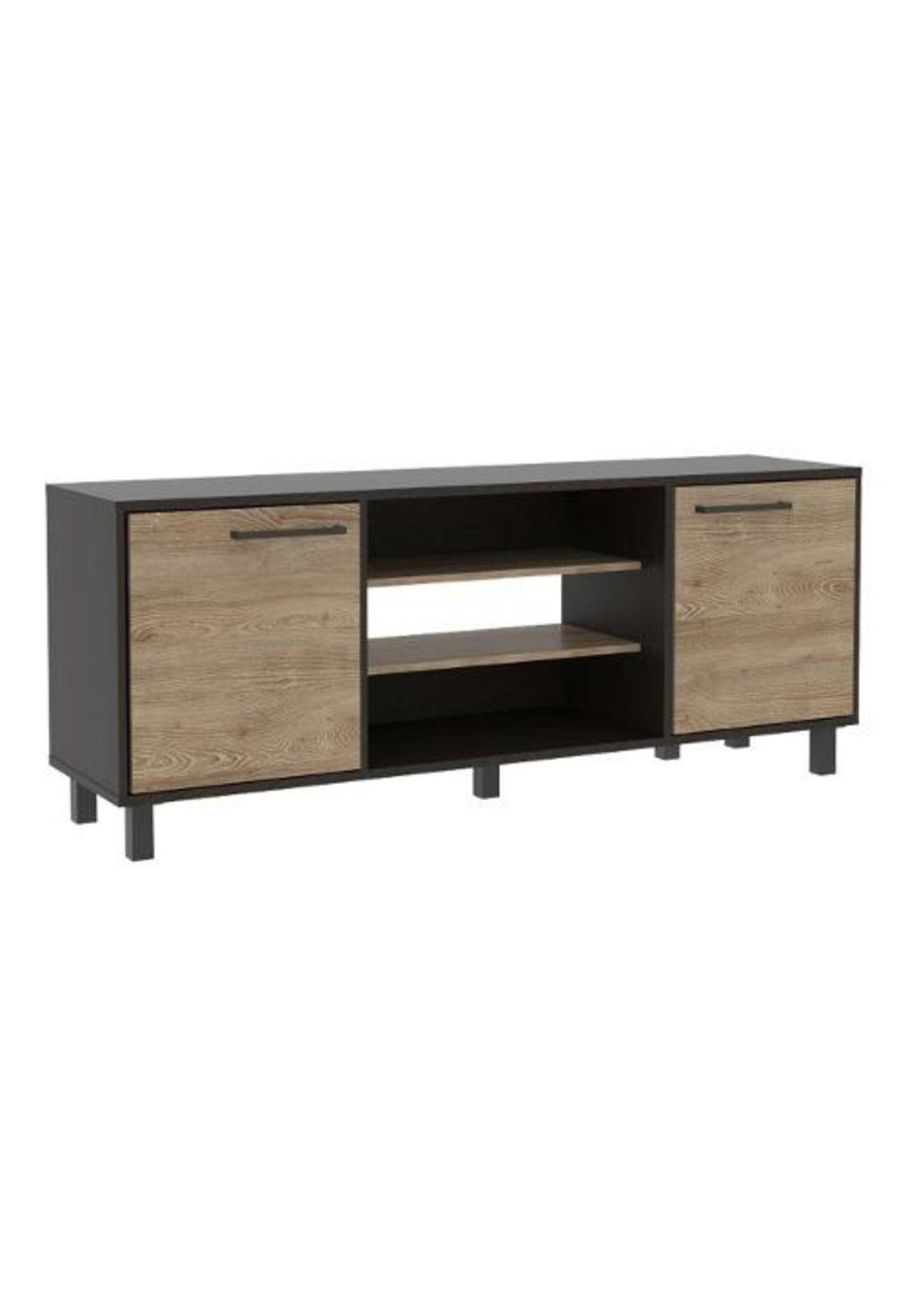 Rack Tv 65  Wengue/miel 61cm x 155cm x 39cm - Tuhome-1