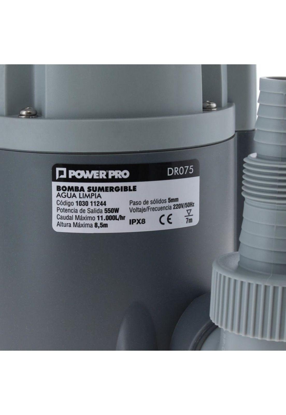 Bomba Sumergible Dr075 0,75Hp Agua Limpia - Power Pro-2
