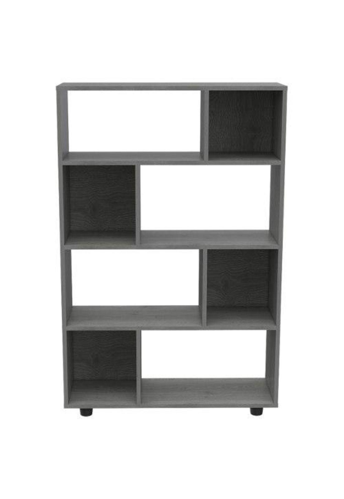 Biblioteca Office Ceniza 122x80x29cm. Tuhome-0