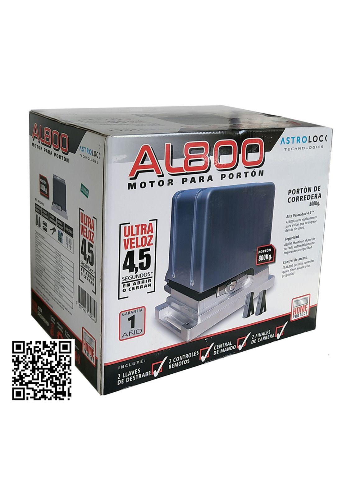 Motor Ultra Rapido 4 Segundos Anti Portonazos AL800 Astrolock-2