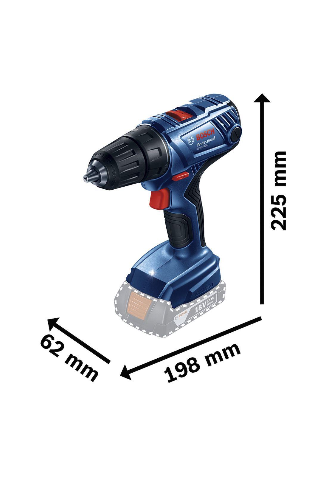 Taladro Atornillador Inalámbrico GSR 180-LI 1BAT Bosch-5