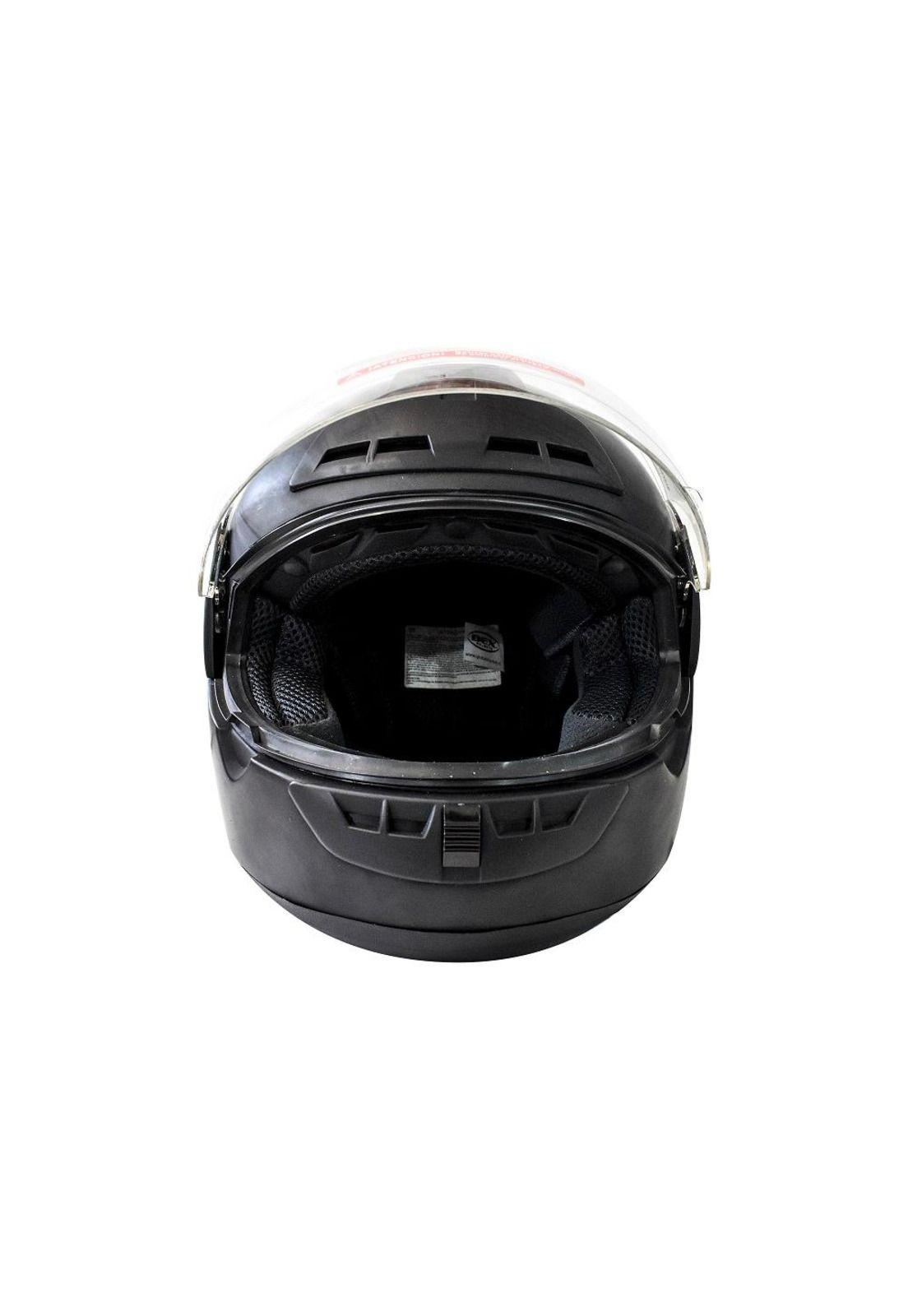 Casco Modelo Full Face Bx603-M-FB Color Flat Black - BX603-M-FB - Bex-1