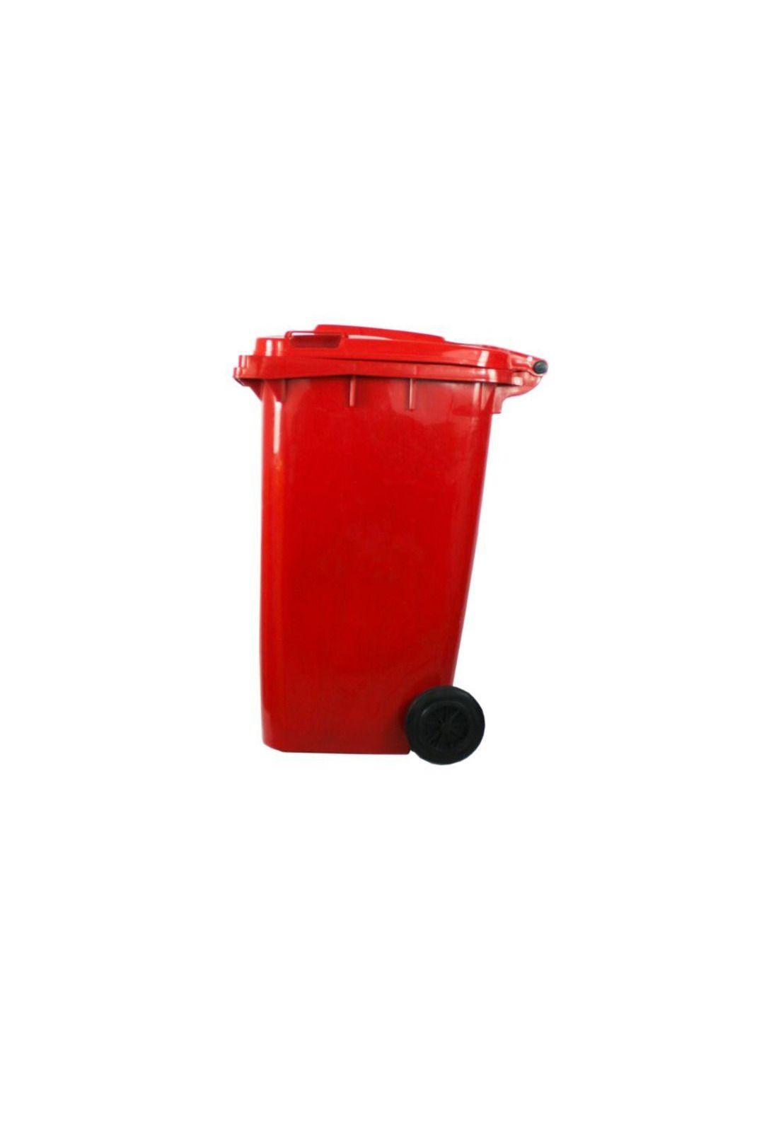 CONTENEDOR BASURA 240 LTS. ROJO QRUBBER-1