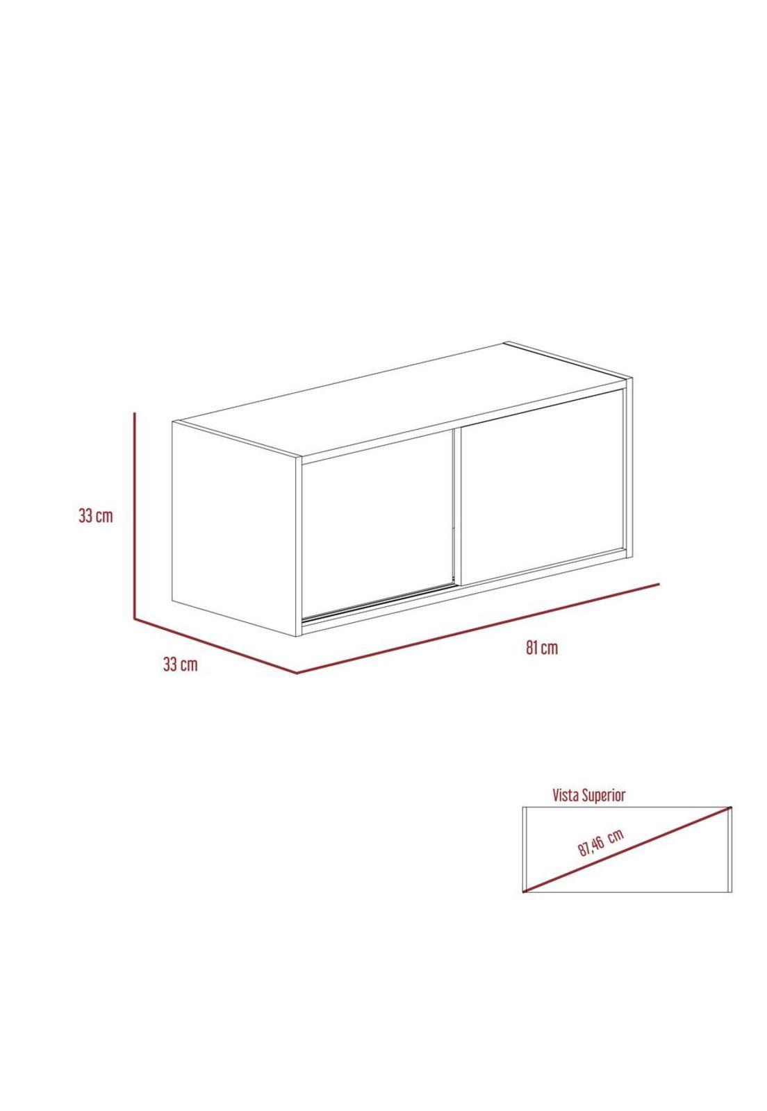 ESCRITORIO + GABINETE + BIBLIOTECA 160 + WALL 2B NOTE - BLANCO HG / MIEL-4