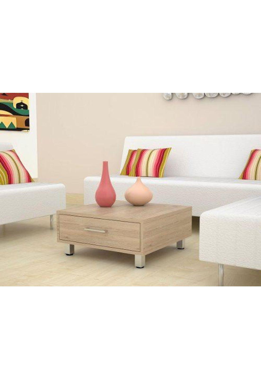 Mesa Centro 26 X 60 X 60 Cm  Rovere Tuhome.--2