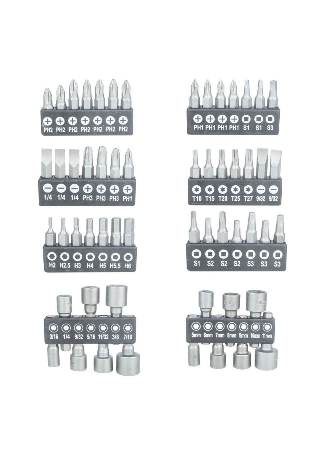 JUEGO de PUNTAS DESTORNILLAR 58 piezas D858B NEO-2