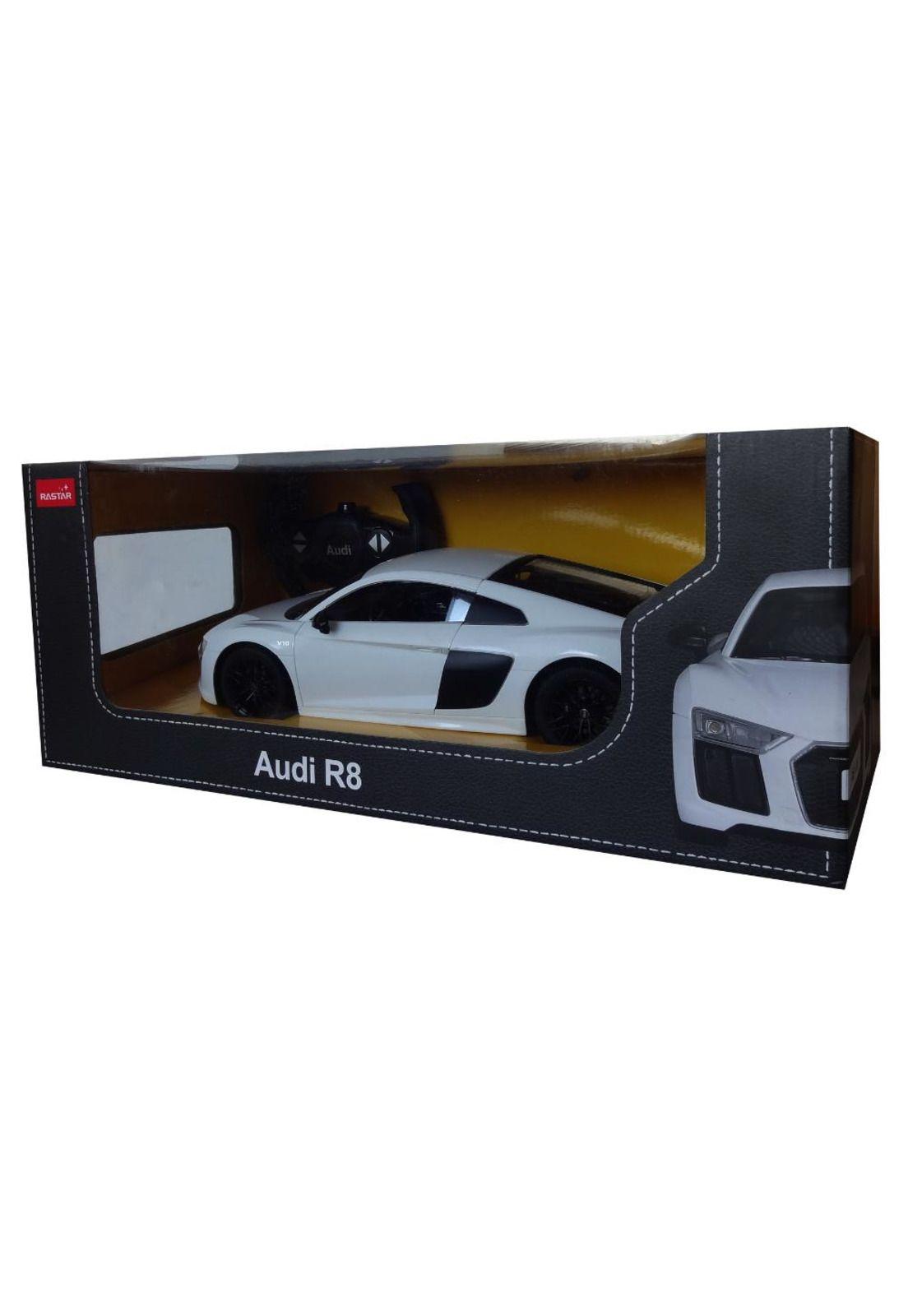 AUTO CONTROL REMOTO RASTAR AUDI R8 BLANCO-2
