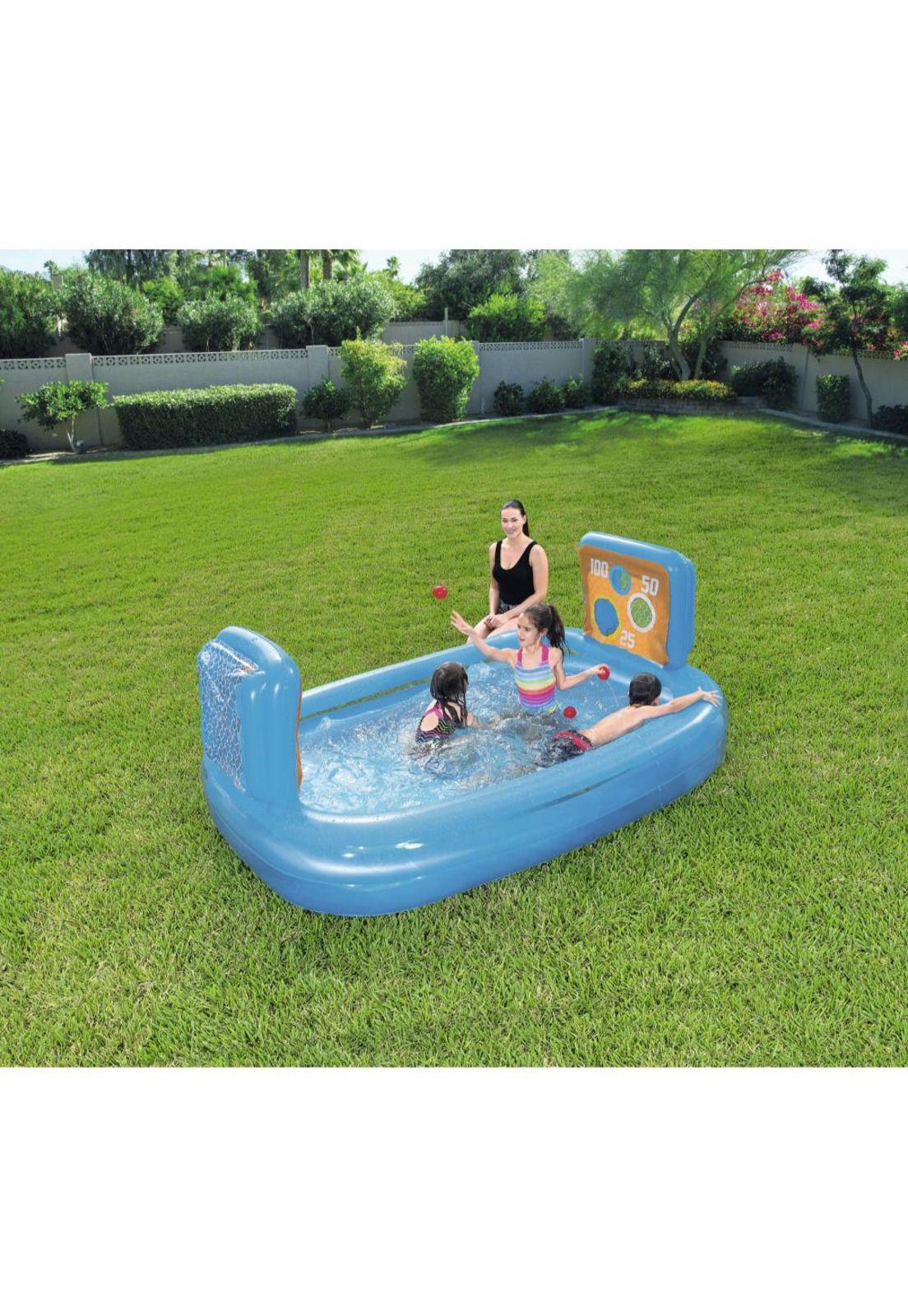 Piscina Inflable Tiro al Arco con 5 pelotas 2,37 m x 1,52 m x 94 cm - 54170 - Bestway-2