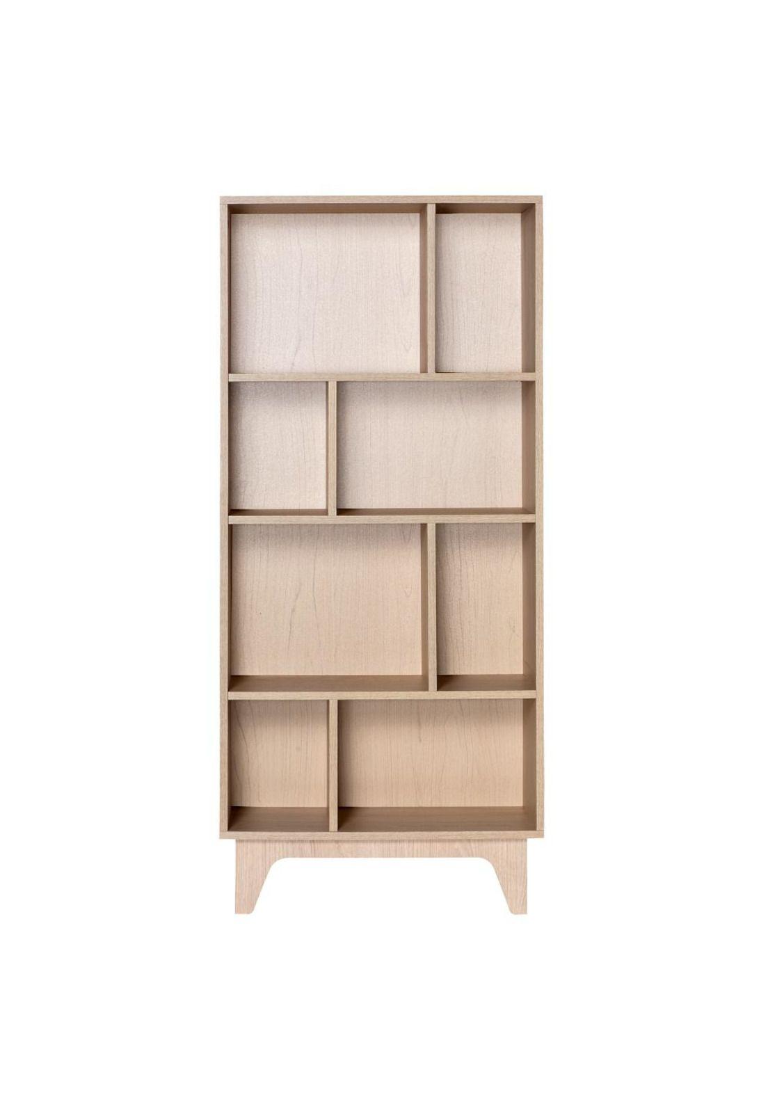 Mueble Librero Domino Maxi Lib56M Carvalo Mobikit-1