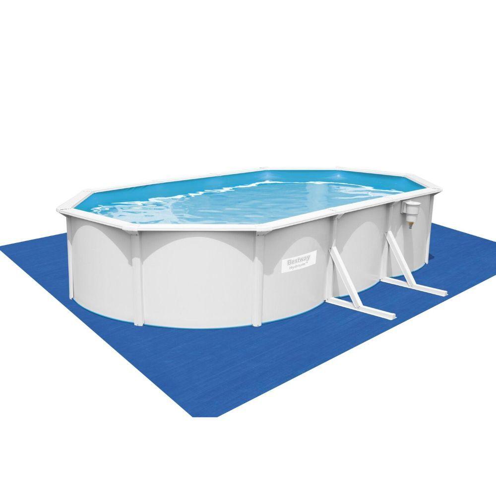 Piscina Hydrium 6.10m x 3.60m x 1.20m Oval Pool Set - 56369 - Bestway-1