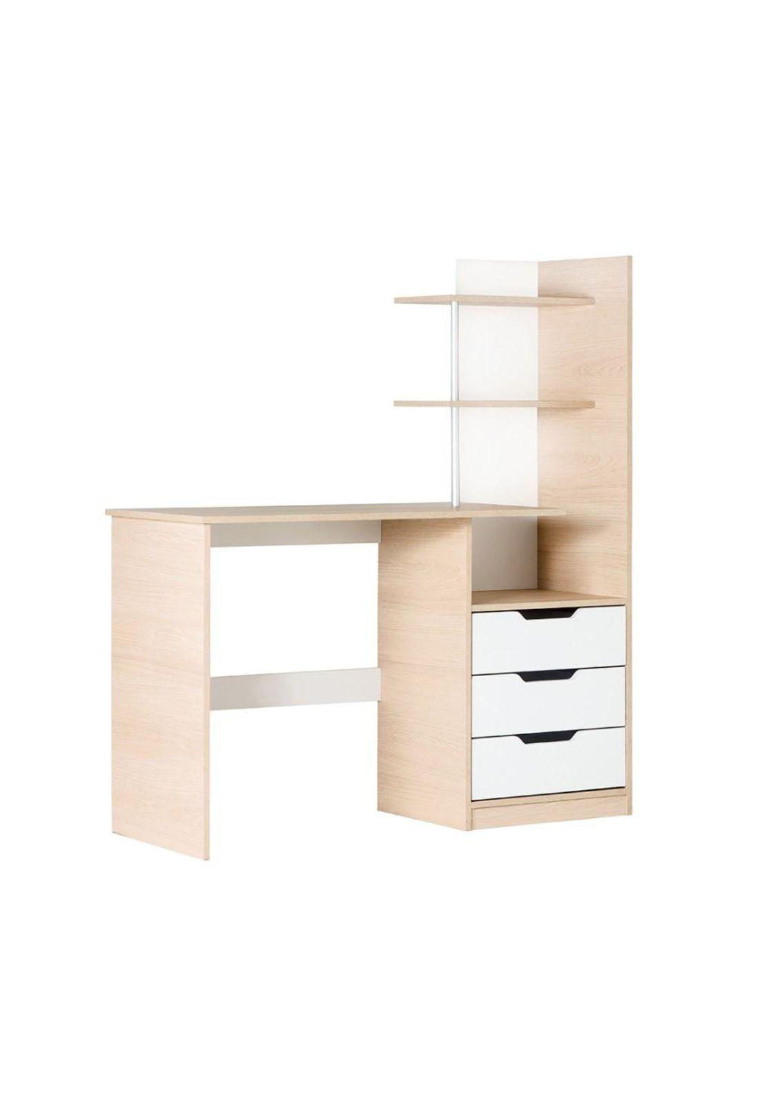 Mueble Mesa Pc Urbano Cb Carvalo/Blanco Pc079M Mobikit-0