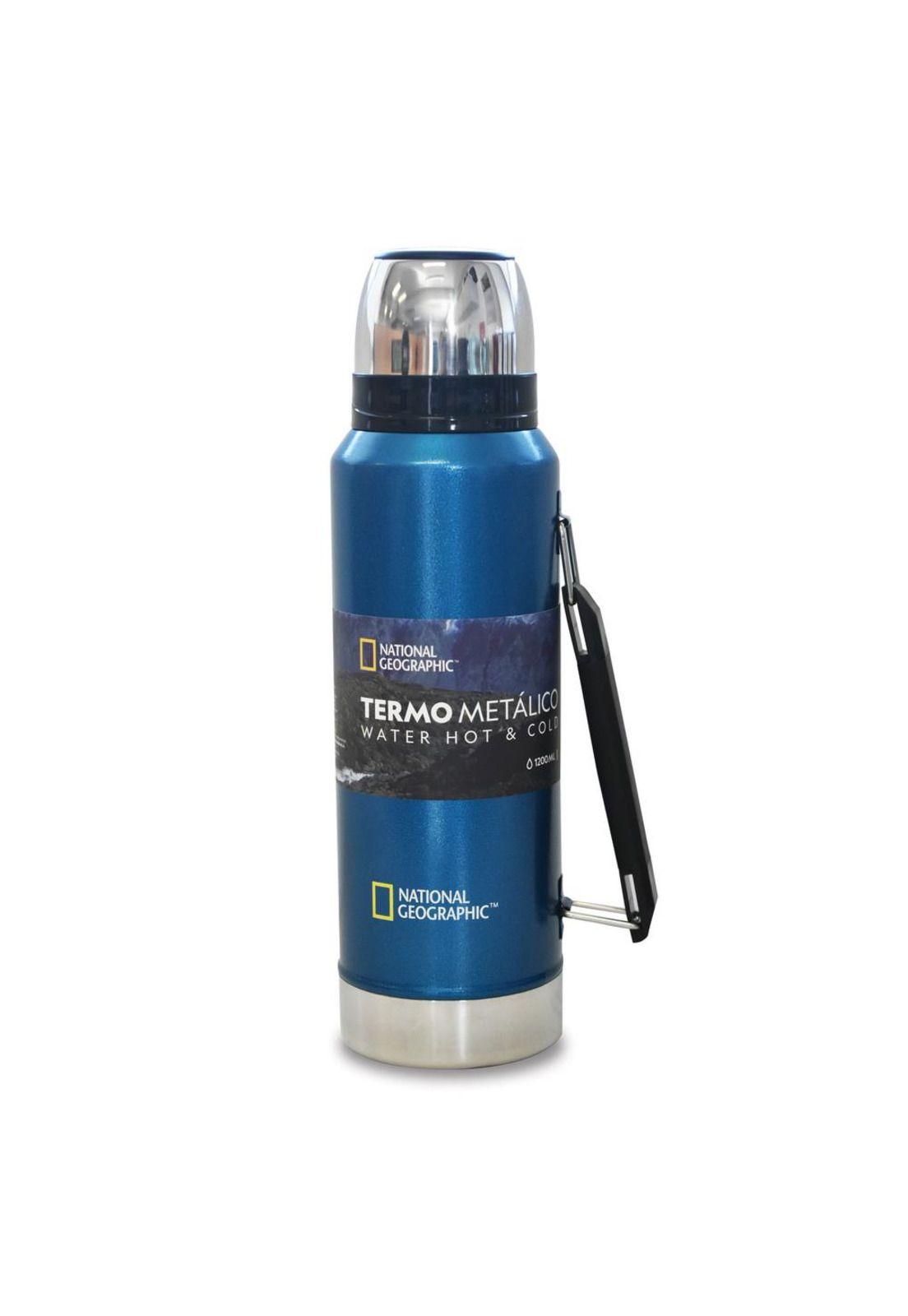 TERMO METALICO NATIONAL GEOGRAPHIC 1200ML AZUL-0