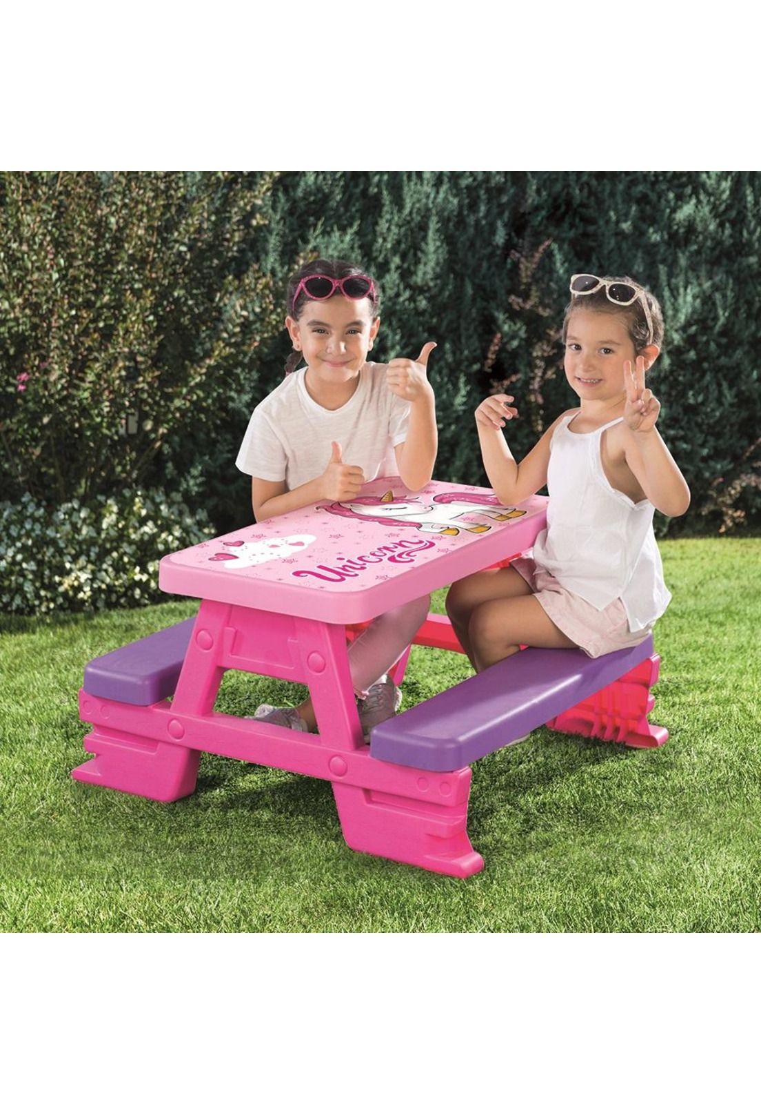 Mesa De Picnic Para 4 Unicornios - DL2518 - DOLU-2