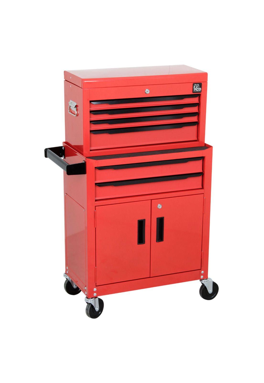 Carro De Herramientas Con Baul 2 En 1 Aco -0