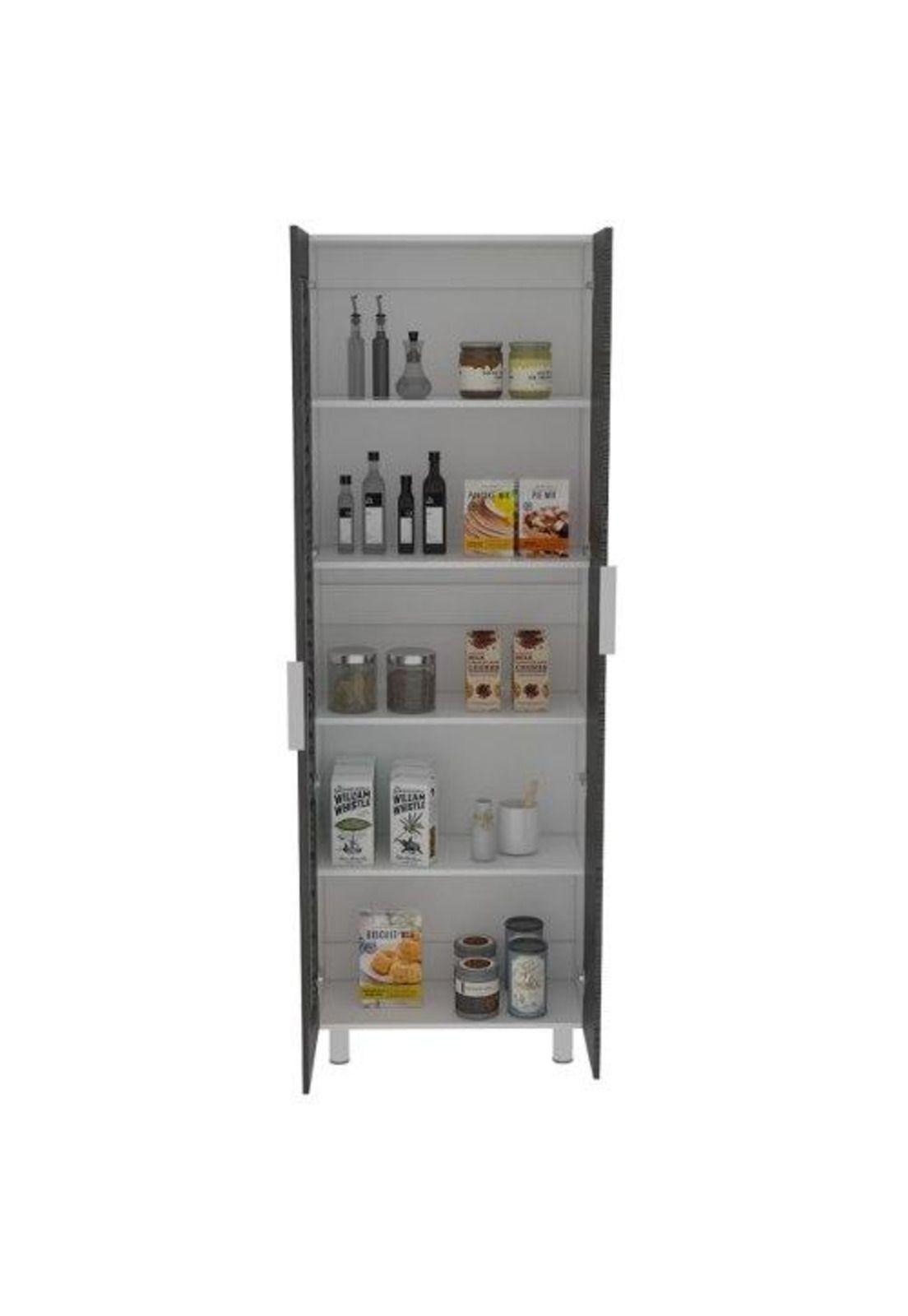 Mueble Alacena Fendi-roble Gris Blanco.tuhome.-0