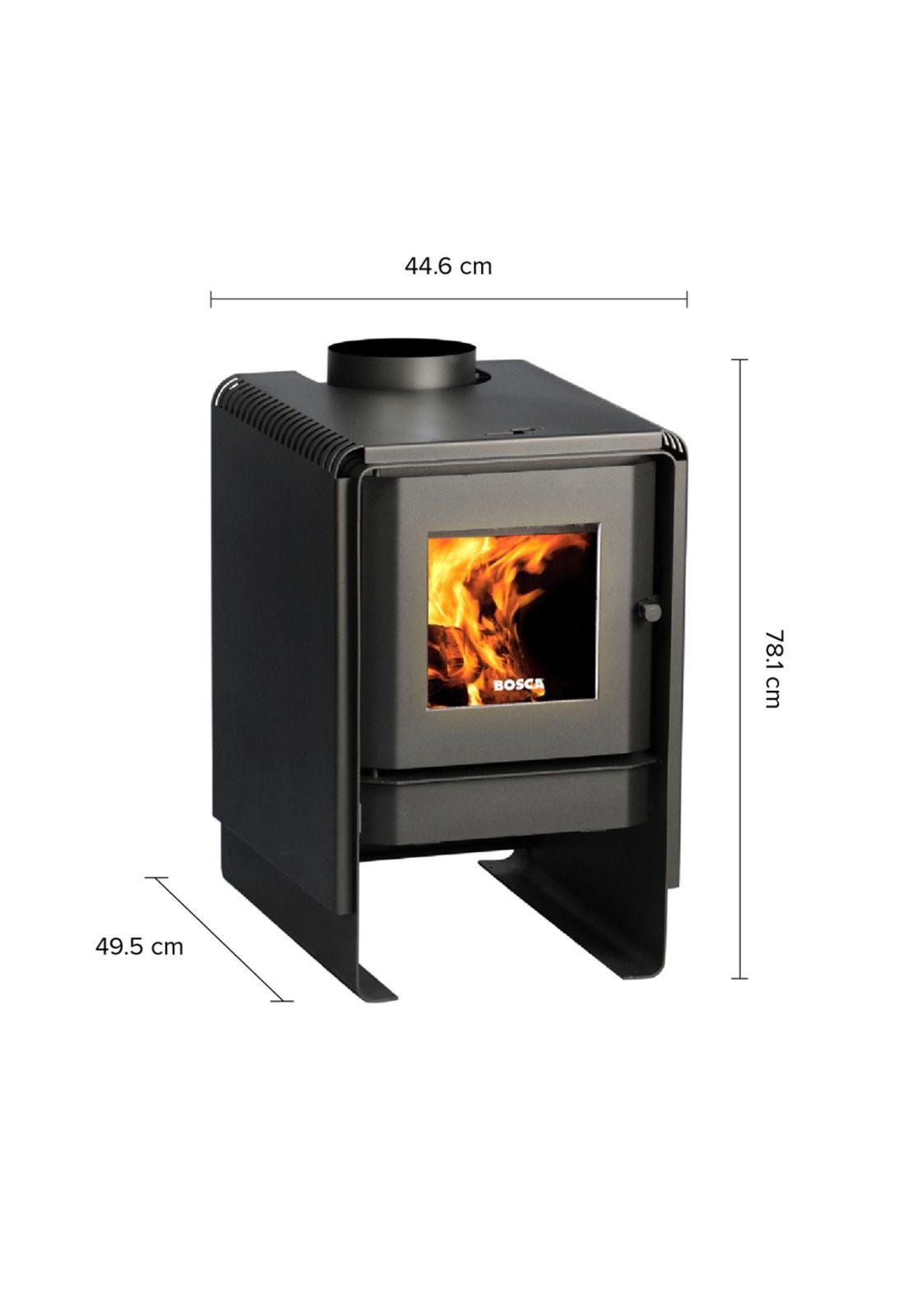 Pack Estufa a leña Eco 380 + kit de instalación Bosca-1