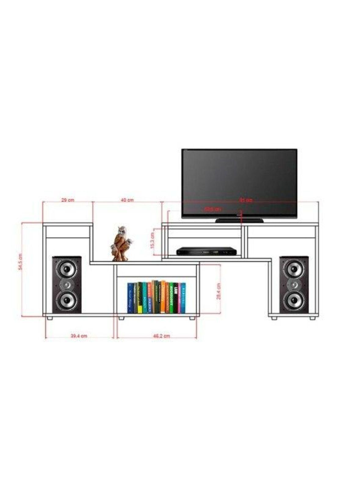 Rack Extensible 54x160x35 Cm Wengue. Tuhome-3