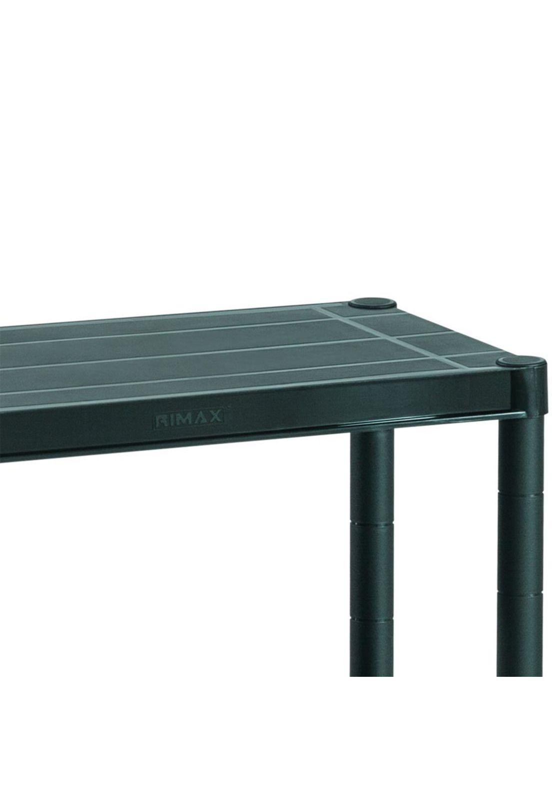 Estante Plástico 5 Niveles Negro Rimax Max 20Kg por Repisa RX9906-1