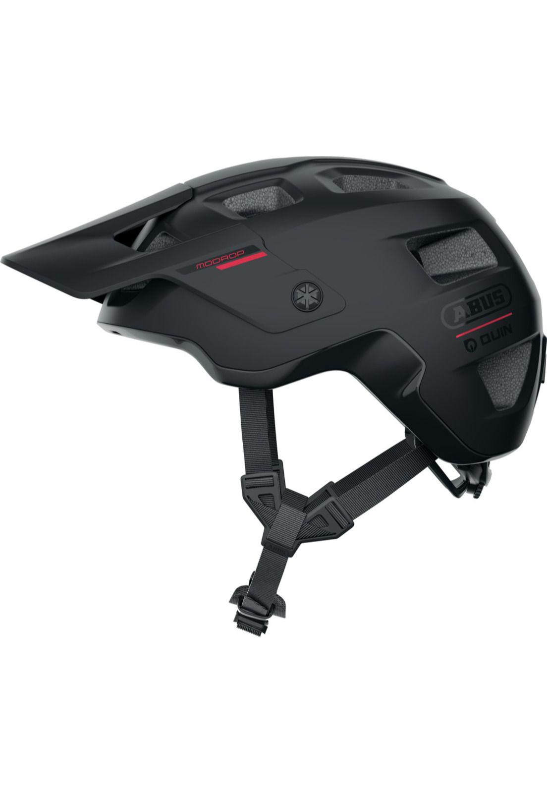 Casco Negro Terciopelo MoDrop QUIN  Talla-M  Abus-0