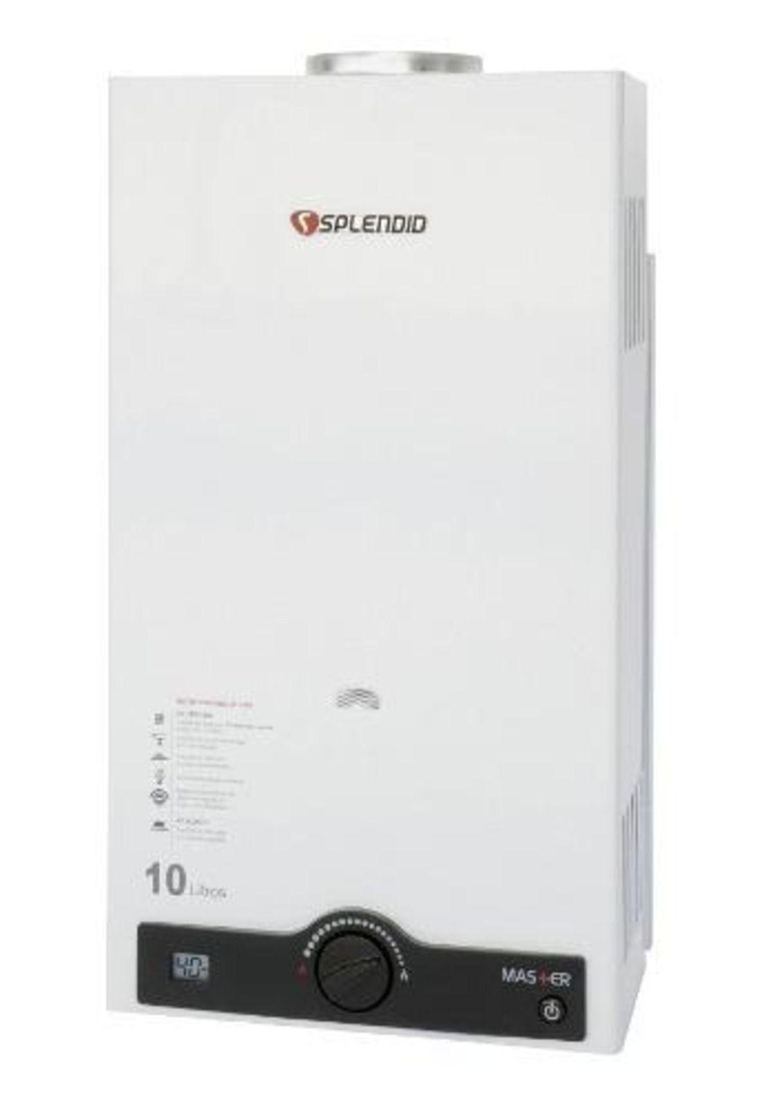 Calefon 10 Lts Ionizado Master Natural Blanco Splendid-0