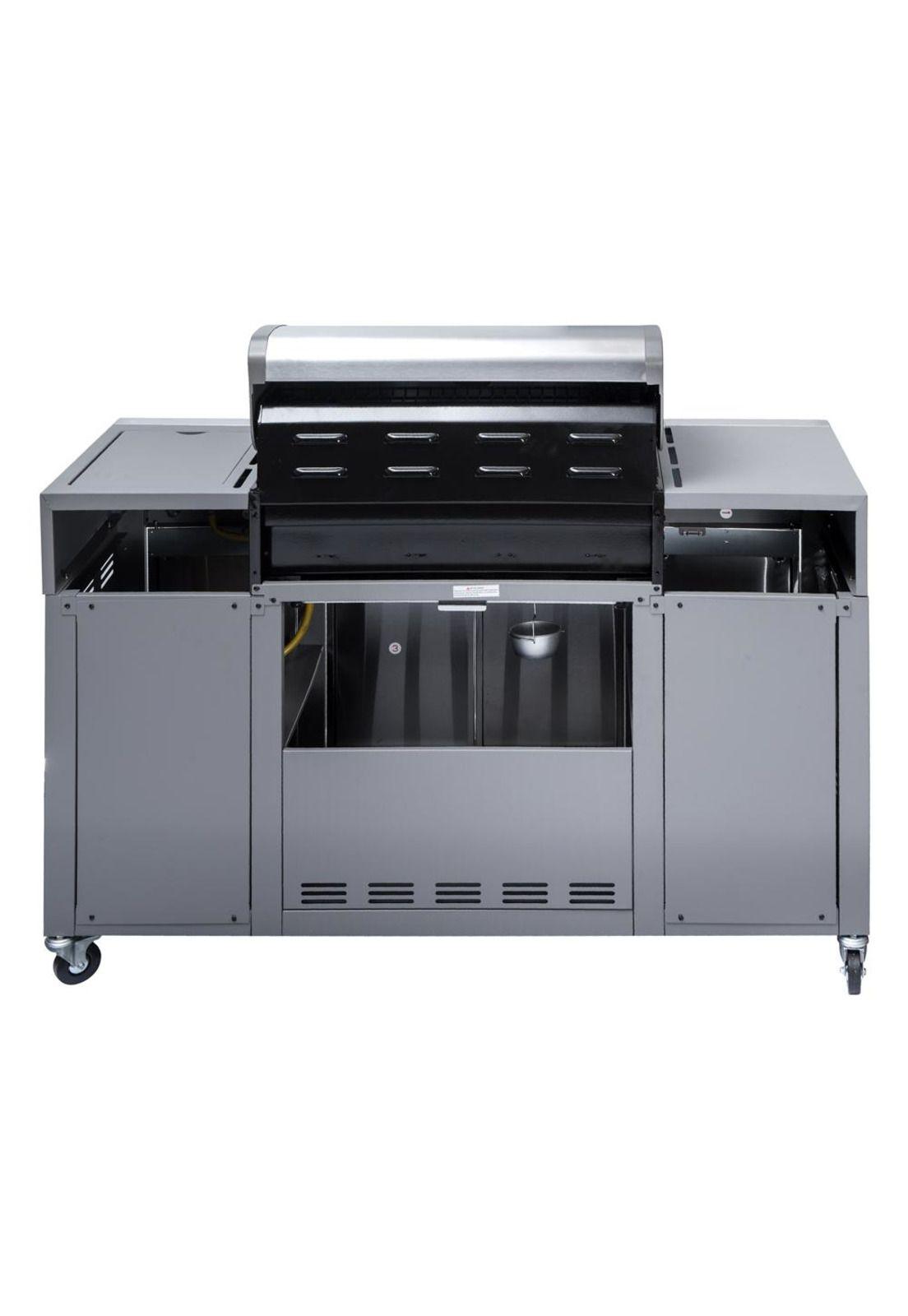 Parrilla Gas Buffalo Inox 4Q + Ql  Bbq401Gcqlm Bbq Grill-8