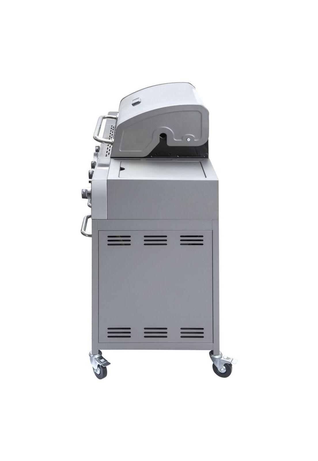 Parrilla Gas Buffalo Inox 4Q + Ql  Bbq401Gcqlm Bbq Grill-9
