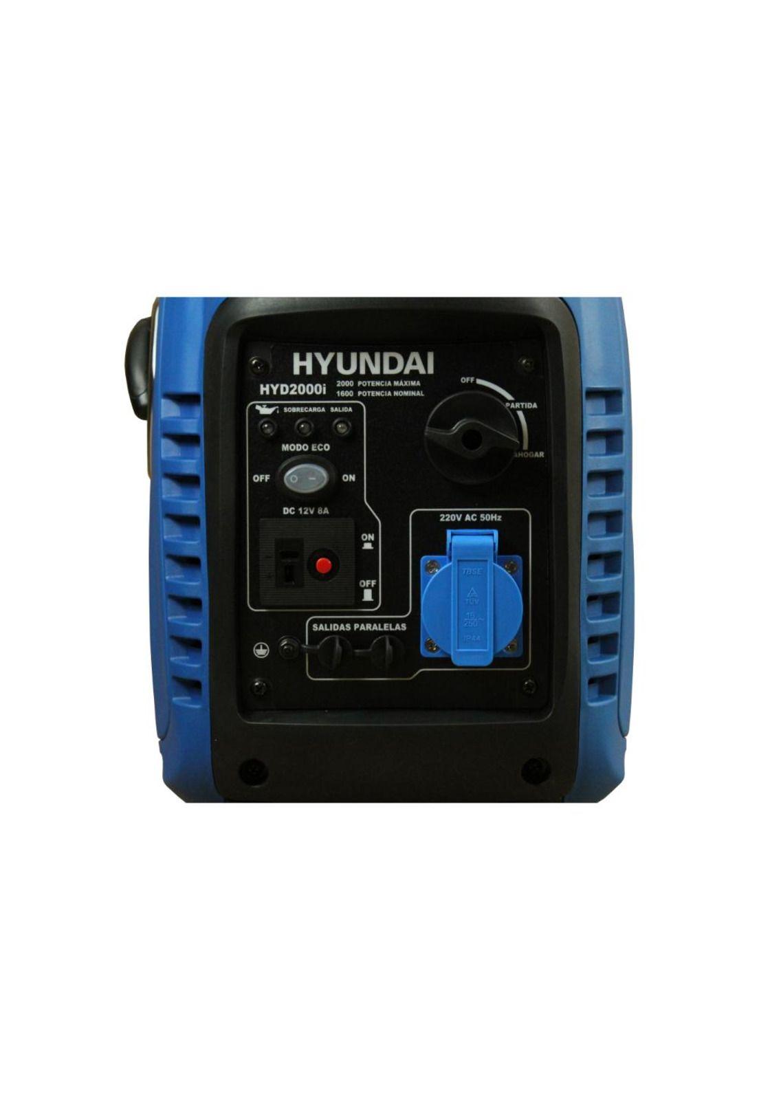 Generador Inverter digital Hyundai gasolina 1,6/2,0 kw Partida manual-6