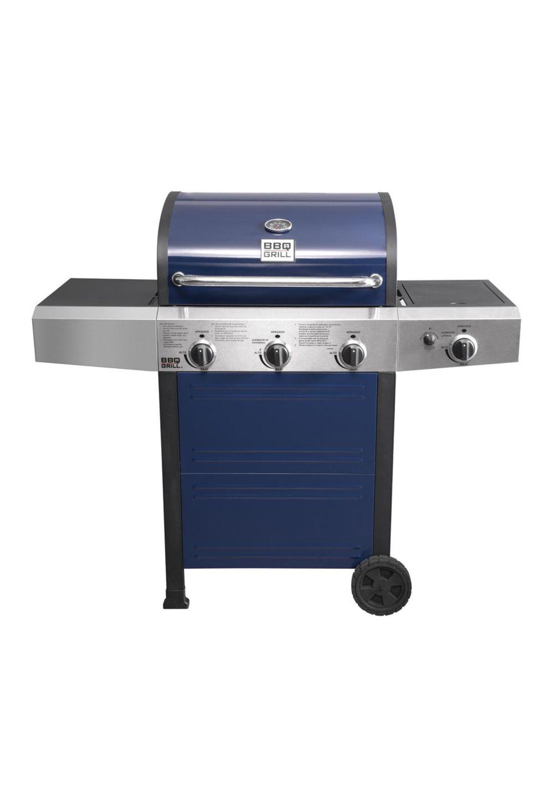 Parrilla Gas Michigan Blue 3Q + Ql Bbq304Gcblue Bbq Grill-0