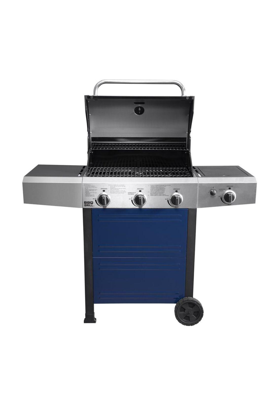 Parrilla Gas Michigan Blue 3Q + Ql Bbq304Gcblue Bbq Grill-1