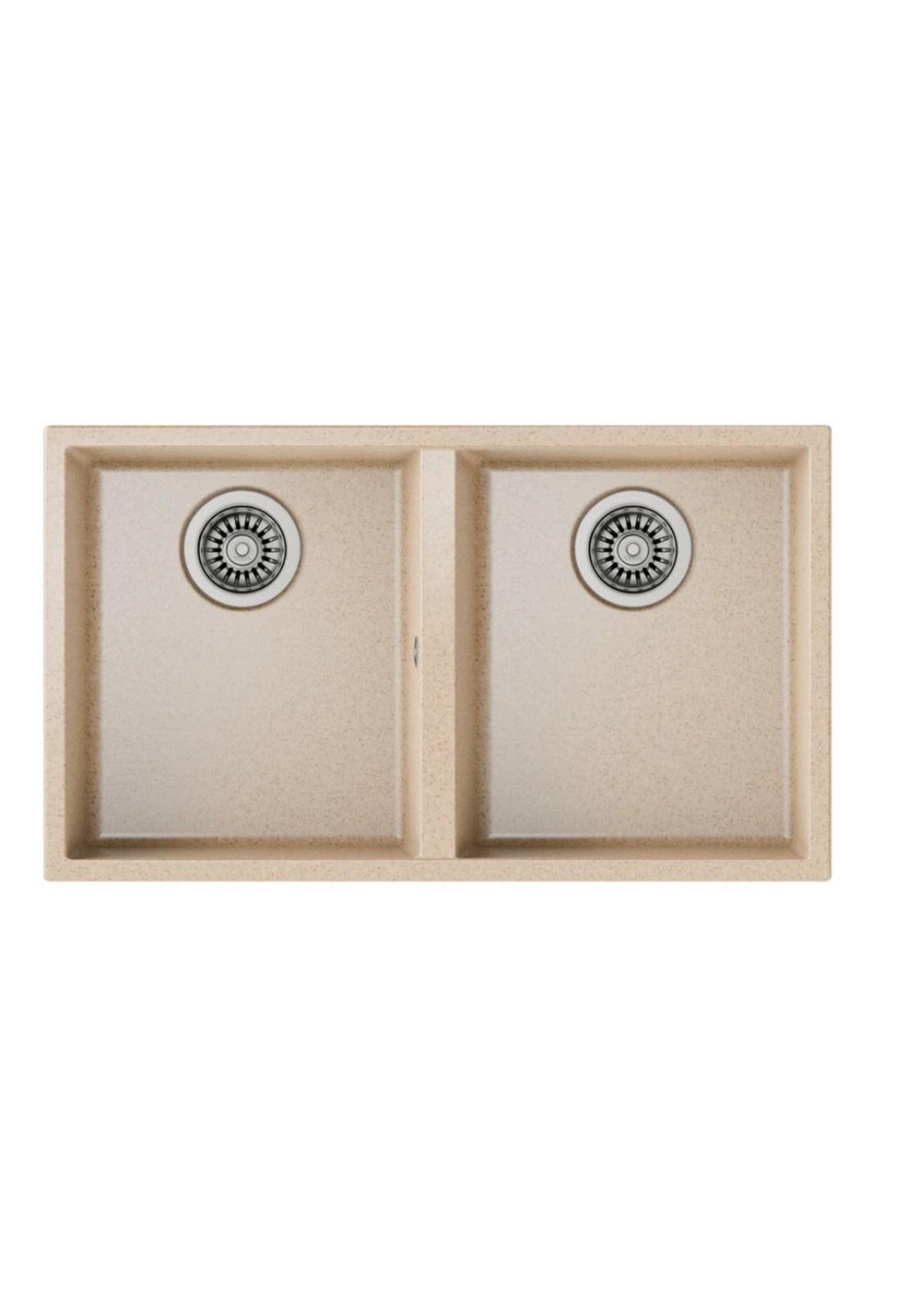 Lavaplatos De Granito  Square 2C-760 Beige Teka-0