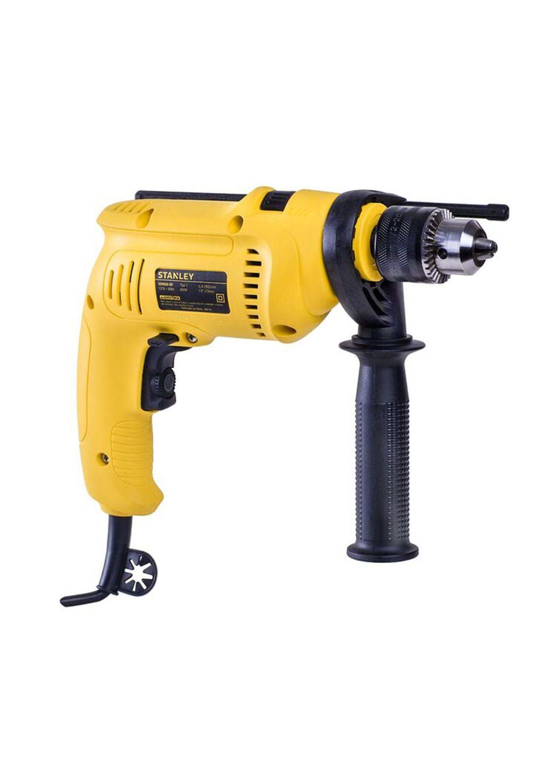 Taladro Percutor + Brocas + Maleta Stanley Sdh600tv-b2c-1