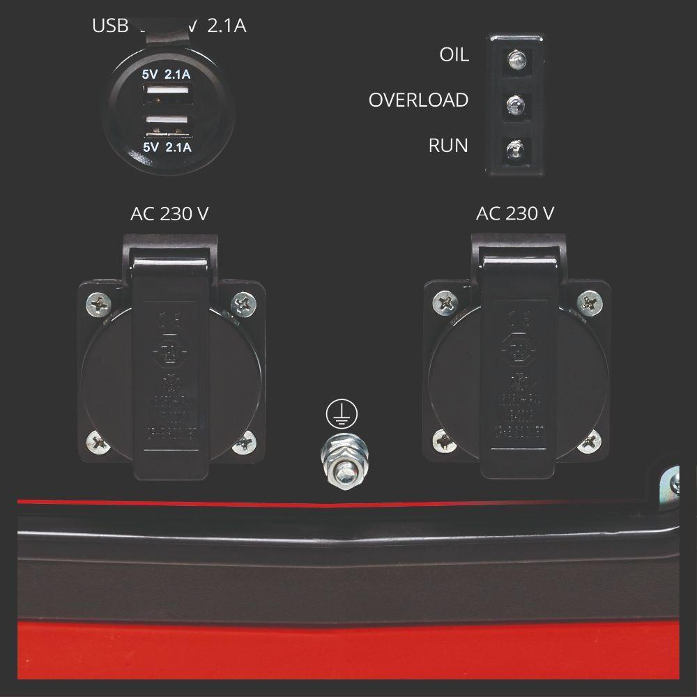 Generador  Inverter 1800 W  4 Lts 2 Unidades 230 V  TC-IG 2000 Einhell-1